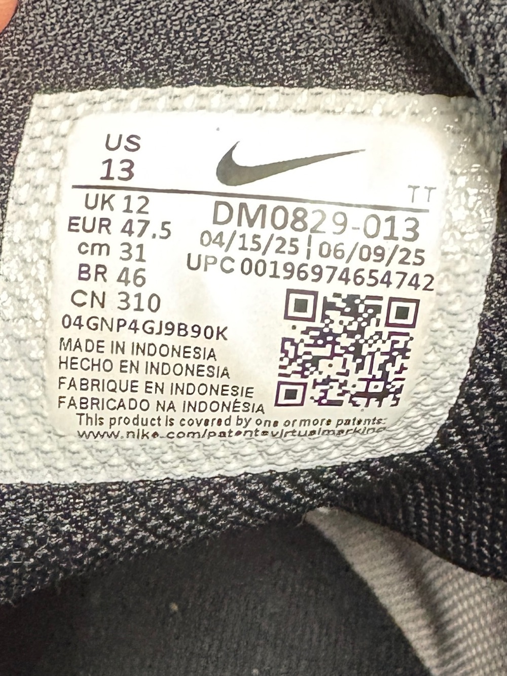 Nike Men’s Air Max Alpha Trainer 5 Light Gray & Black Athletic Sneakers - Picture 10 of 10